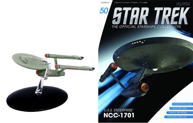 Star Trek Eaglemoss 50: U.S.S. Enterprise NCC-1701 OVP