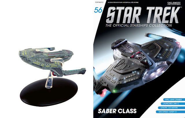 Star Trek Eaglemoss 56: Saber-Class OVP