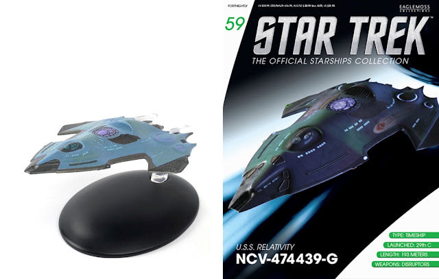 Star Trek Eaglemoss 59: U.S.S. Relativity NCV-474439-G OVP