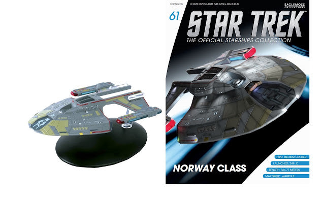 Star Trek Eaglemoss 61: Norway-Class OVP