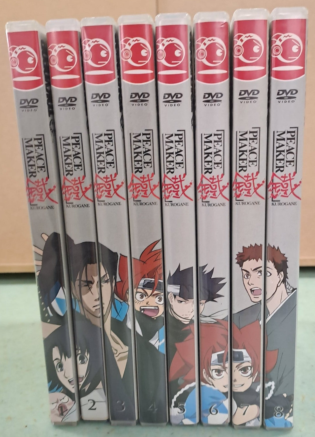 Peace Maker Kurogane komplett auf 8 DVDs