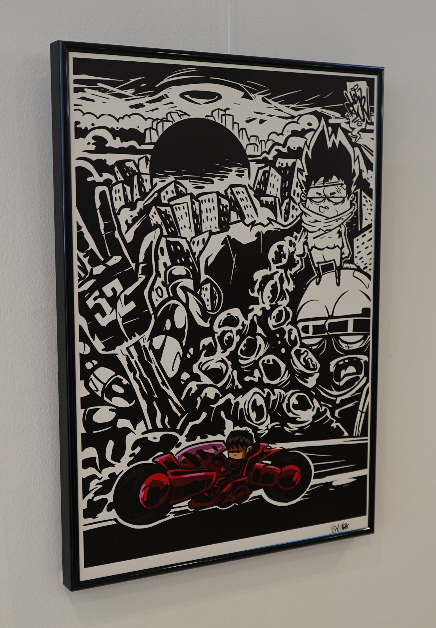 Akira inspirieter Kunstdruck von Sebastian "kL52" Lohmaier