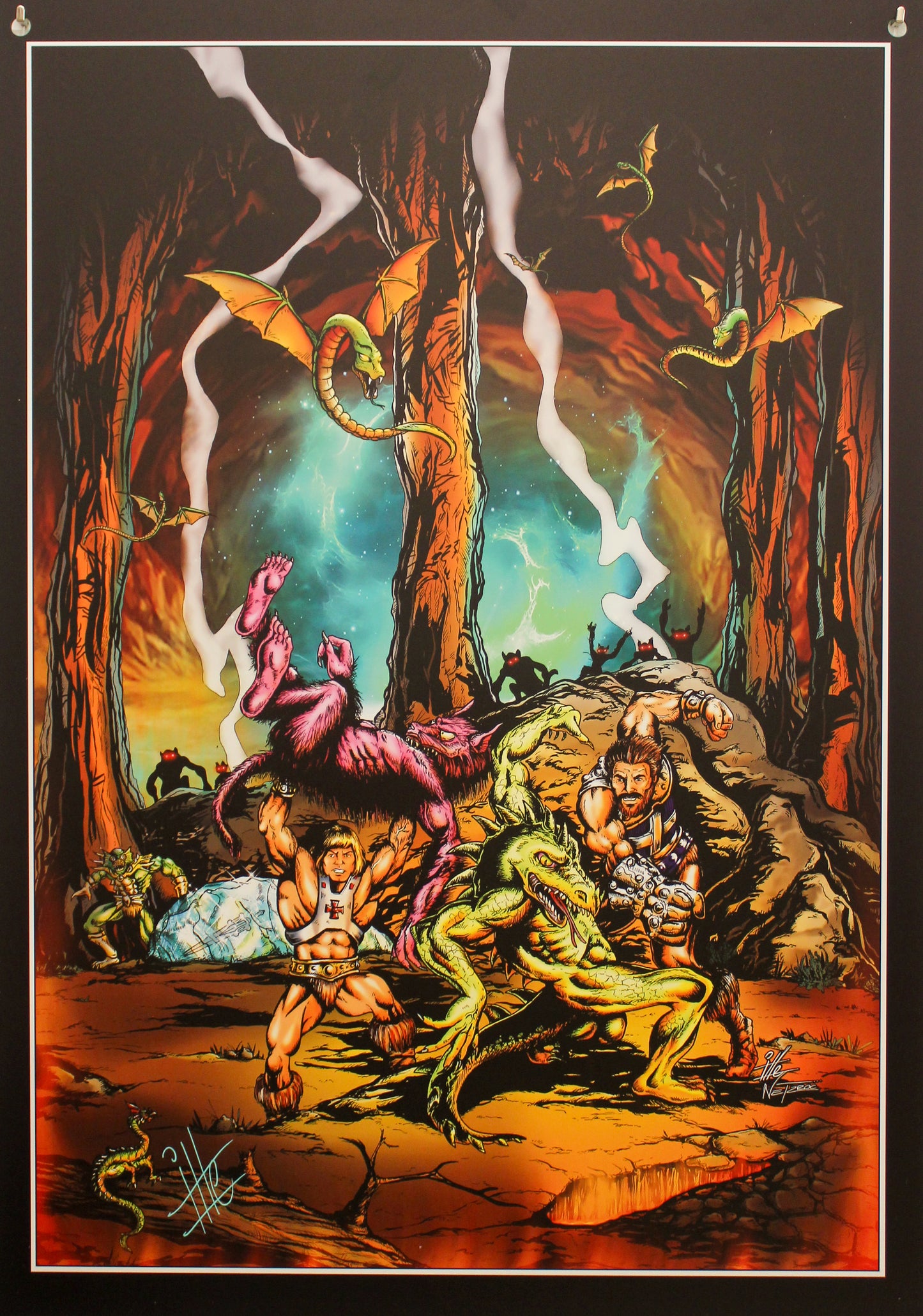 Masters of the Universe Exhibition Artwork: Masken der Macht von Illvano