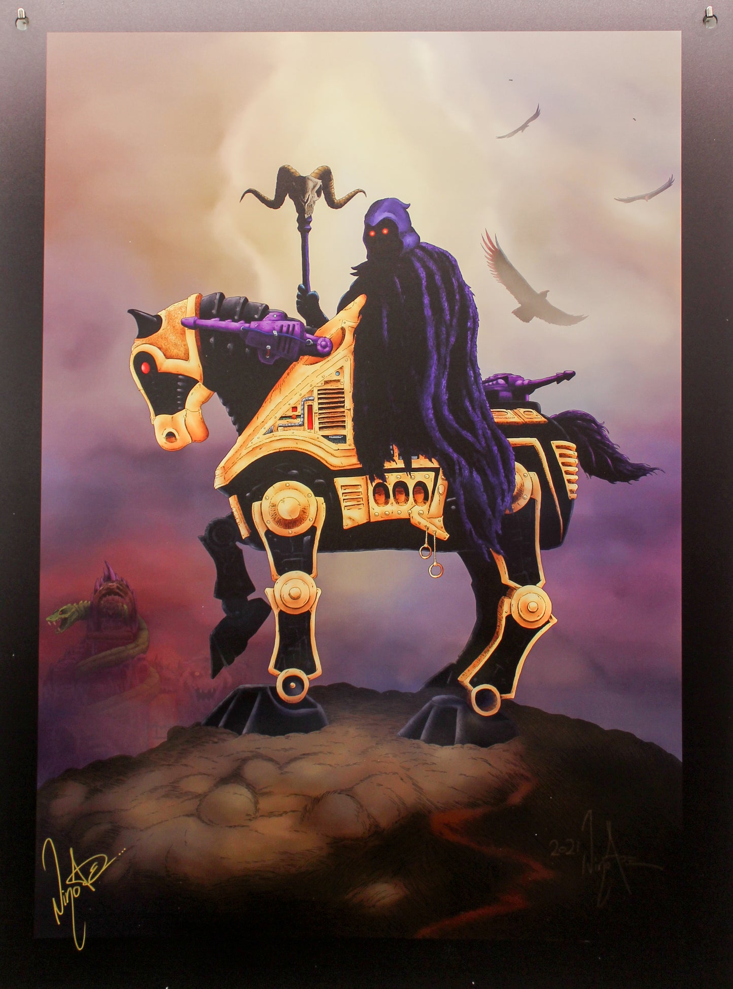 Masters of the Universe Exhibition Artwork: Night Stalker von Nino Ade