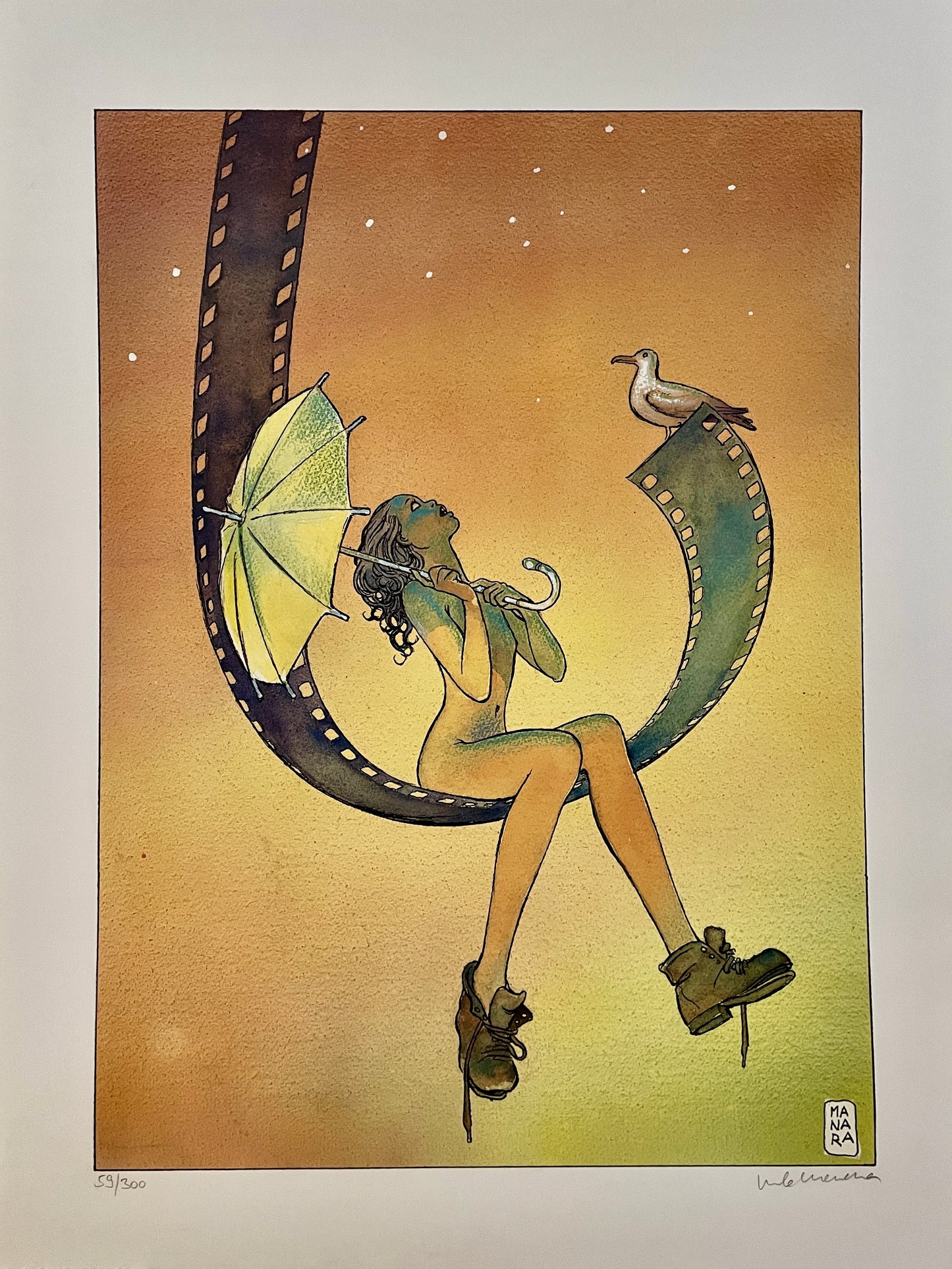 Milo Manara - Der Sonnenvogel - Limitierte Ausgabe mit signiertem Druck