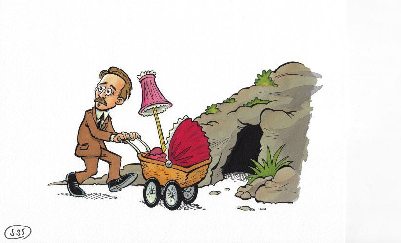 Karl May: Originalillustration Seite 35