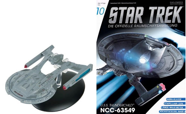 Star Trek Eaglemoss 10: U.S.S. Thunderchild NCC-63549 OVP
