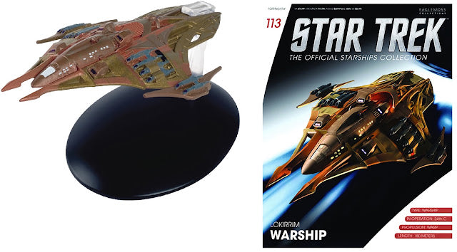 Star Trek Eaglemoss 113: Lokirrim-Patrouillenschiff OVP