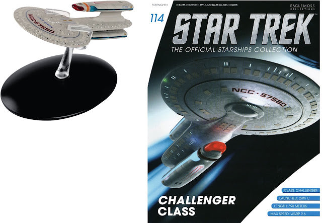 Star Trek Eaglemoss 114: Challenger-Class OVP