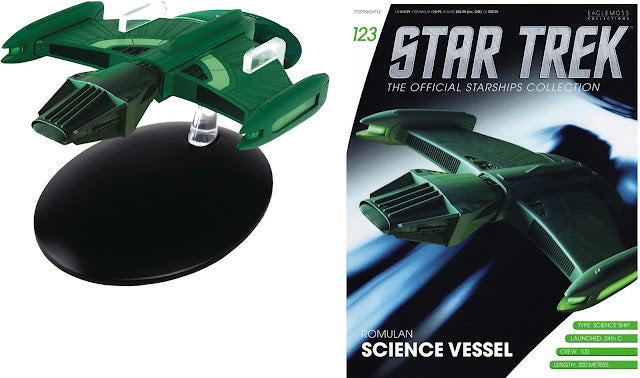 Star Trek Eaglemoss 123: Romulanisches Forschungsschiff OVP