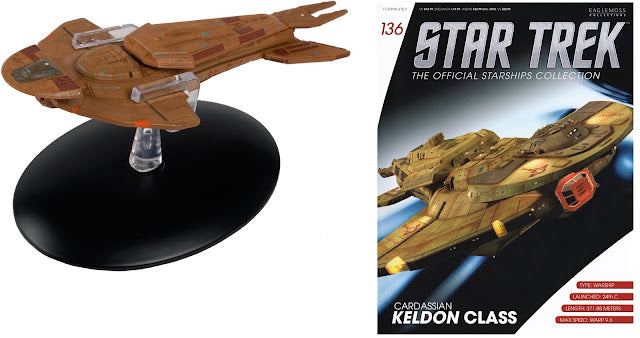 Star Trek Eaglemoss 136: Cardassian Keldon-Class OVP