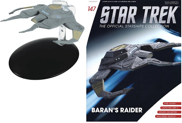 Star Trek Eaglemoss 147: Arctus Baran's Piratenschiff OVP
