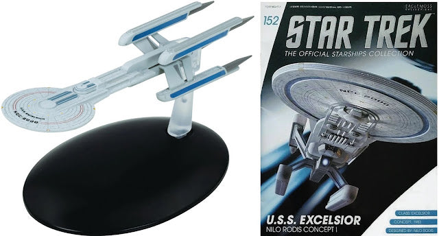 Star Trek Eaglemoss 152: U.S.S. Excelsior NCC-2000 (Nilo Rodis Konzep #1) OVP