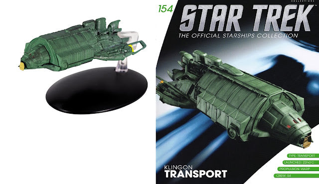Star Trek Eaglemoss 154: Klingonisches Transportschiff OVP