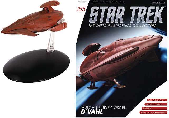Star Trek Eaglemoss 155: Vulkanisches Forschungsschiff "D'Vahl" OVP