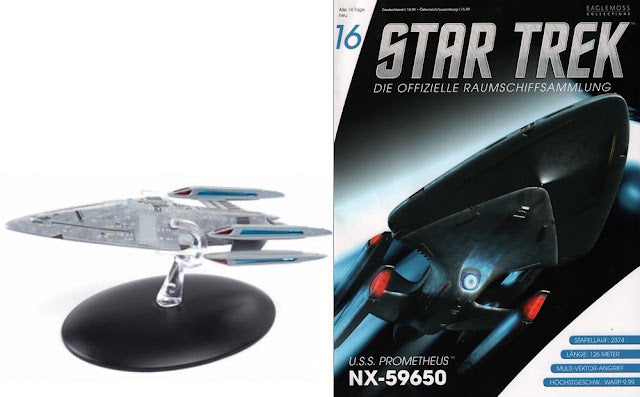 Star Trek Eaglemoss 16: U.S.S. Prometheus NX-59650 OVP