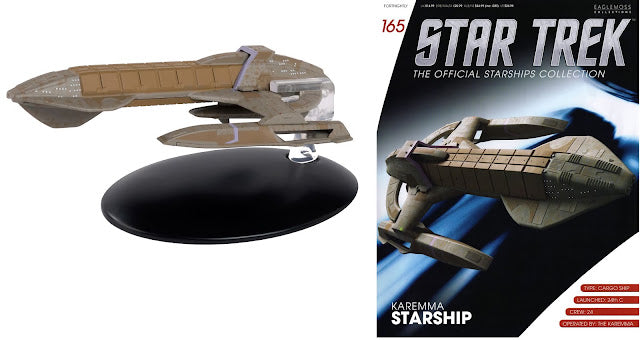 Star Trek Eaglemoss 165: Karemma Frachter OVP