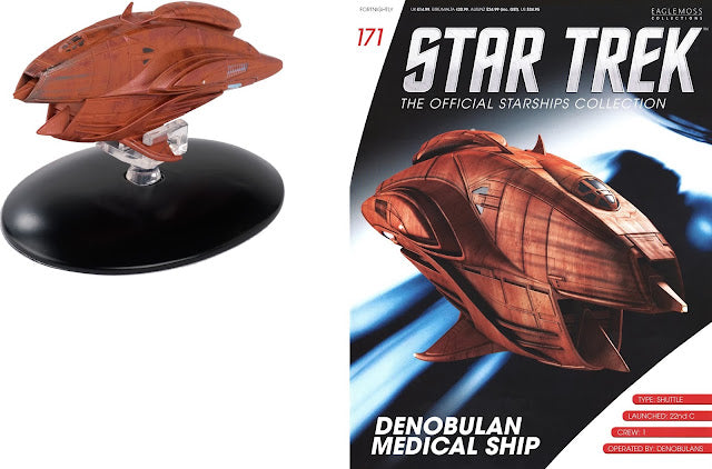 Star Trek Eaglemoss 171: Denobulanisches Medizin-Schiff Barzai OVP