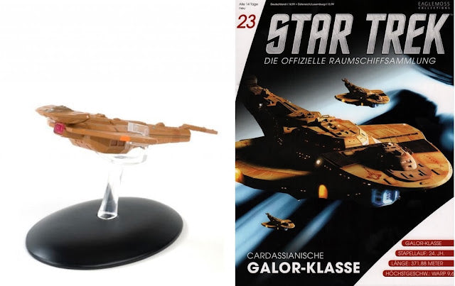 Star Trek Eaglemoss 23: Cardassian Galor-Class OVP