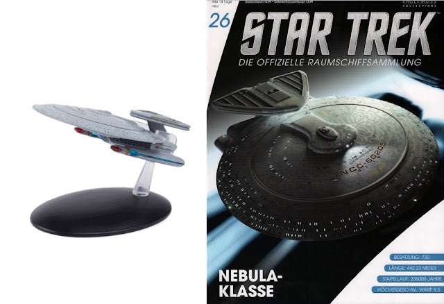 Star Trek Eaglemoss 26: Nebula-Class OVP