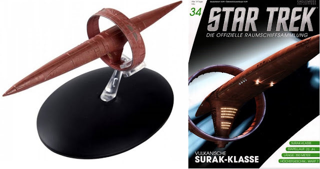 Star Trek Eaglemoss 34: Vulkan Surak-Class OVP