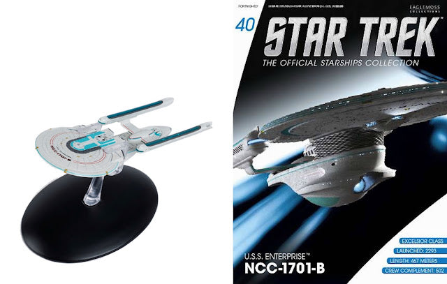 Star Trek Eaglemoss 40: U.S.S. Enterprise NCC-1701-B OVP