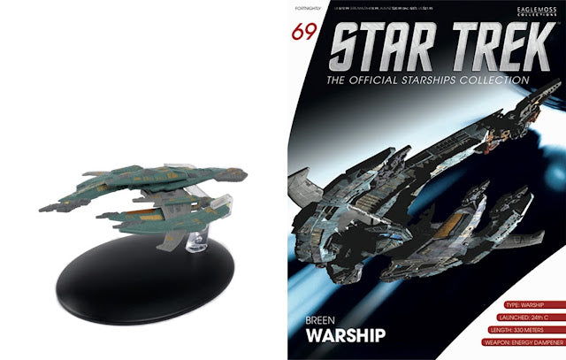 Star Trek Eaglemoss 69: Breen Kriegsschiff OVP