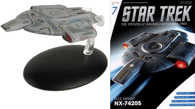 Star Trek Eaglemoss 7: U.S.S. Defiant NX-74205 OVP