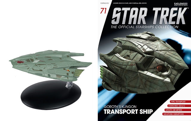 Star Trek Eaglemoss 71: Klingonisches Transportschiff OVP