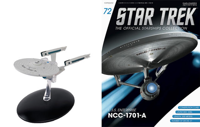 Star Trek Eaglemoss 72: U.S.S. Enterprise NCC-1701-A OVP