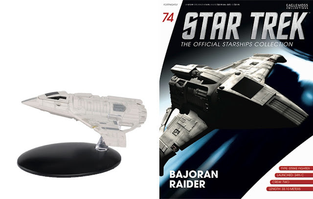 Star Trek Eaglemoss 74: Bajoran Raider OVP