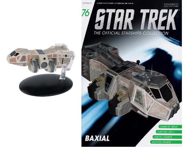 Star Trek Eaglemoss 76: Neelix Frachter "Baxial" OVP