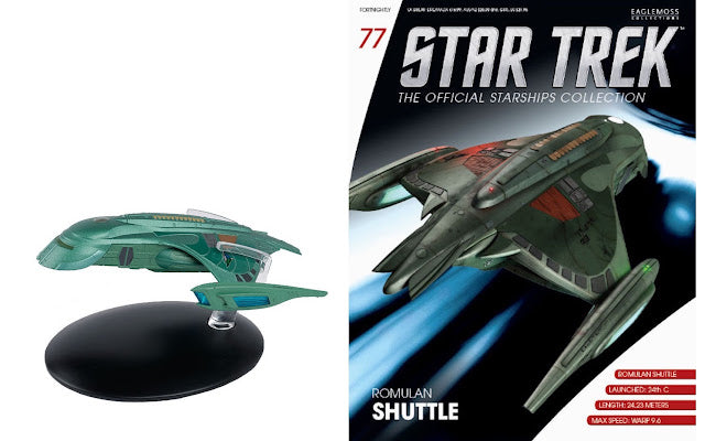 Star Trek Eaglemoss 77: Romulan Shuttle OVP