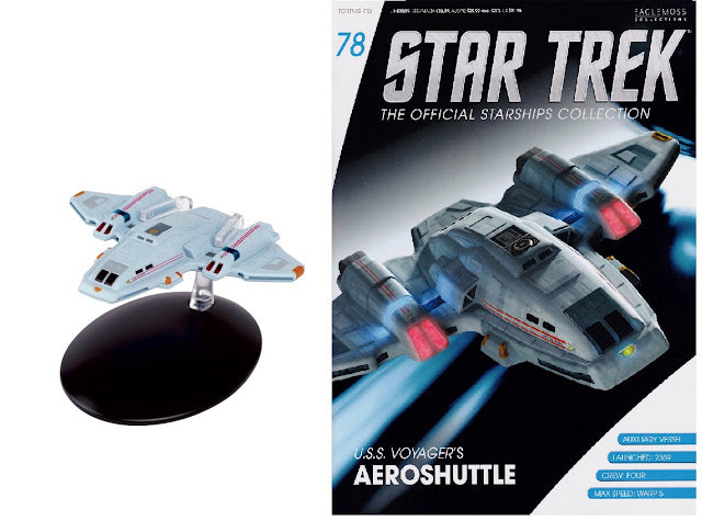 Star Trek Eaglemoss 78: Aeroshuttle der U.S.S. Voyager OVP