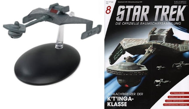 Star Trek Eaglemoss 8: Klingon K't'inga-Class OVP