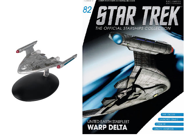 Star Trek Eaglemoss 82: Warp Delta-Typ der Sternenflotte OVP