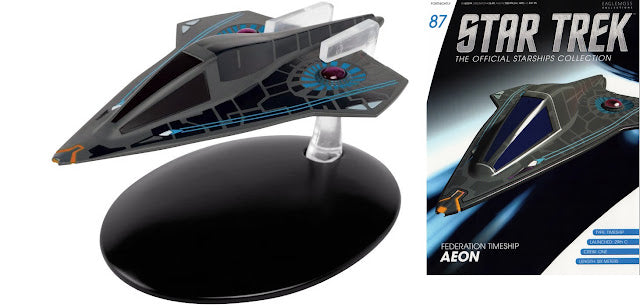 Star Trek Eaglemoss 87: Föderationszeitschiff Aeon OVP