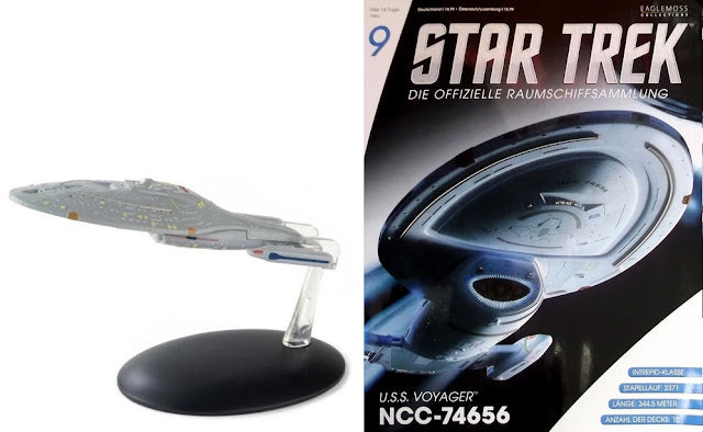 Star Trek Eaglemoss 9: U.S.S. Voyager NCC-74656 OVP