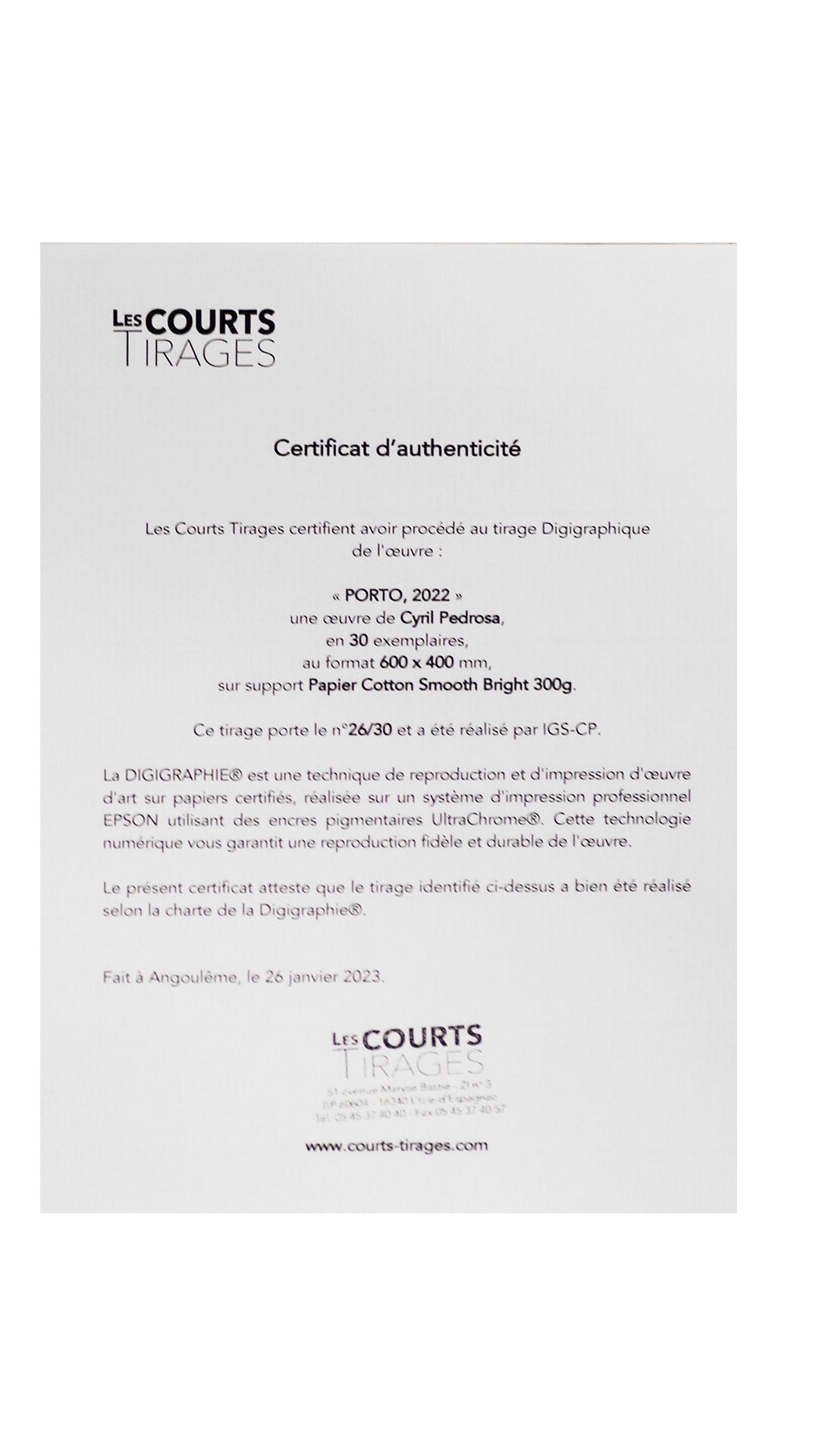 Cyril Pedrosa: Porto Digigraphie