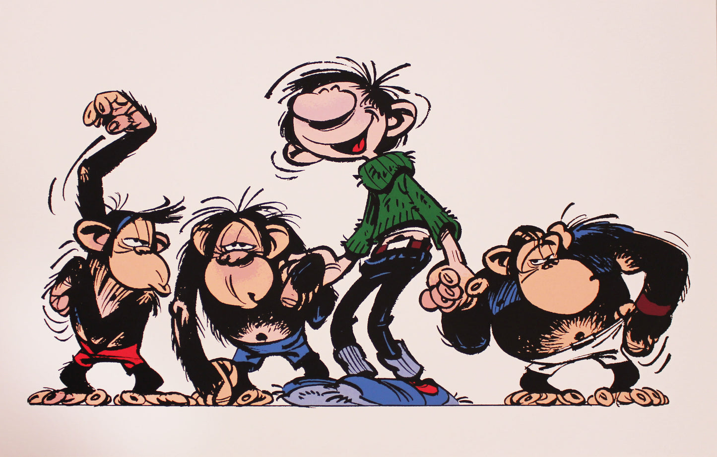 André Franquin: Gaston – Bravo les brothers Serigraphie