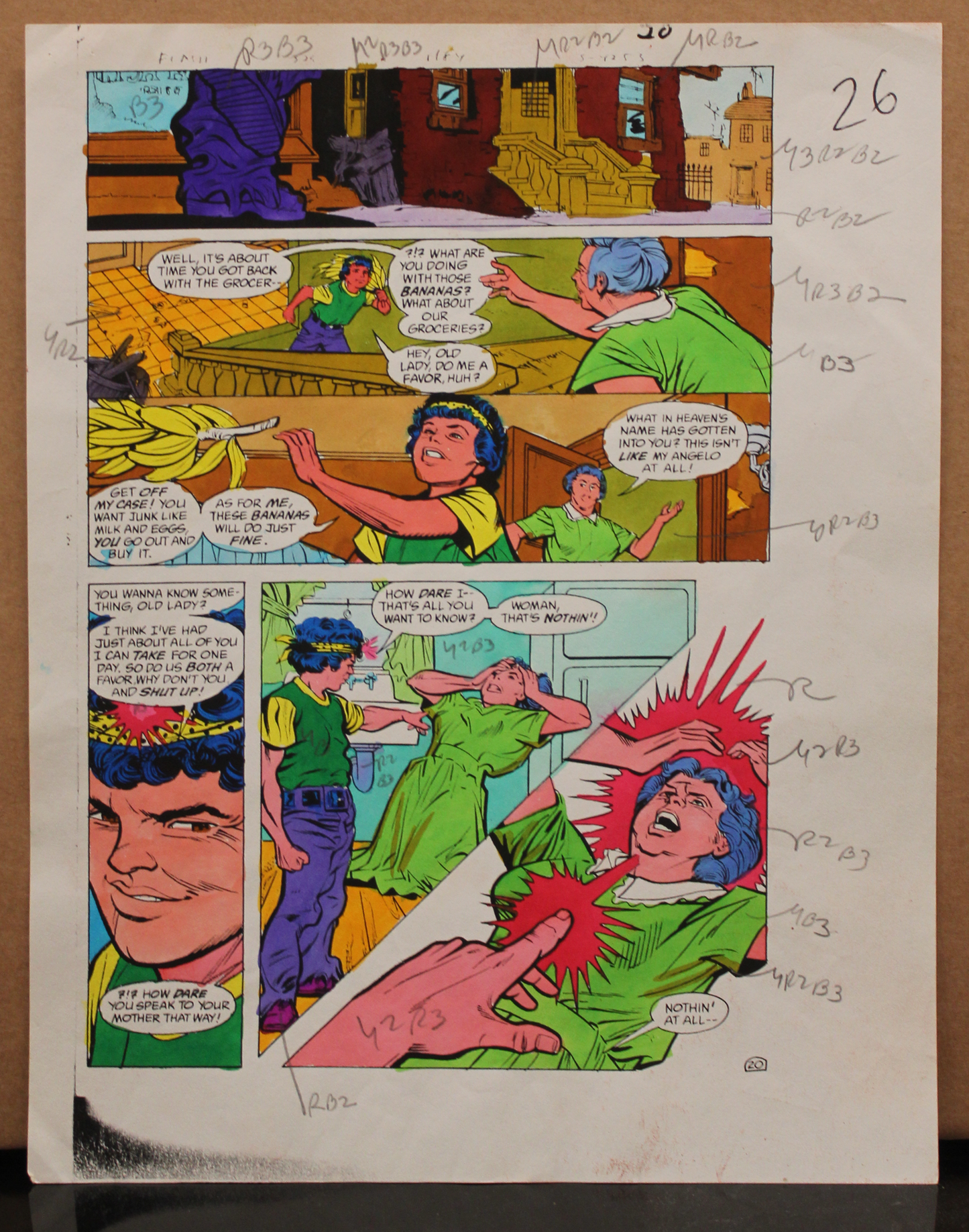 The Flash v1 #329 Original Color Art Page