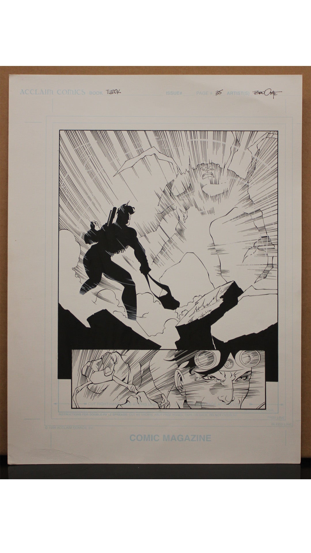 Turok Seeds of Evil Originalseite 35 - Broome & Benjamin