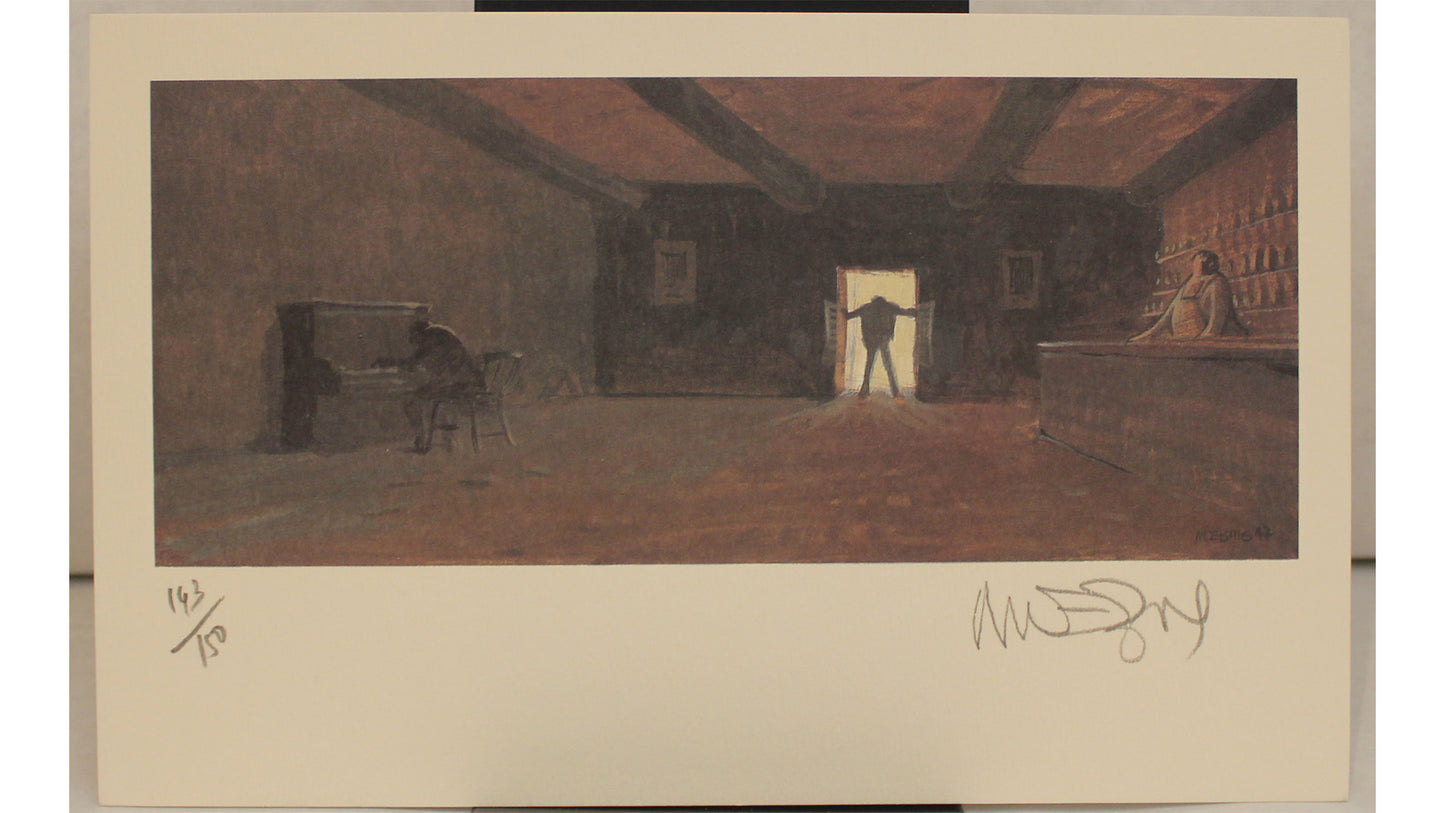 Moebius Ex-libris Black Out & Dust River signiert