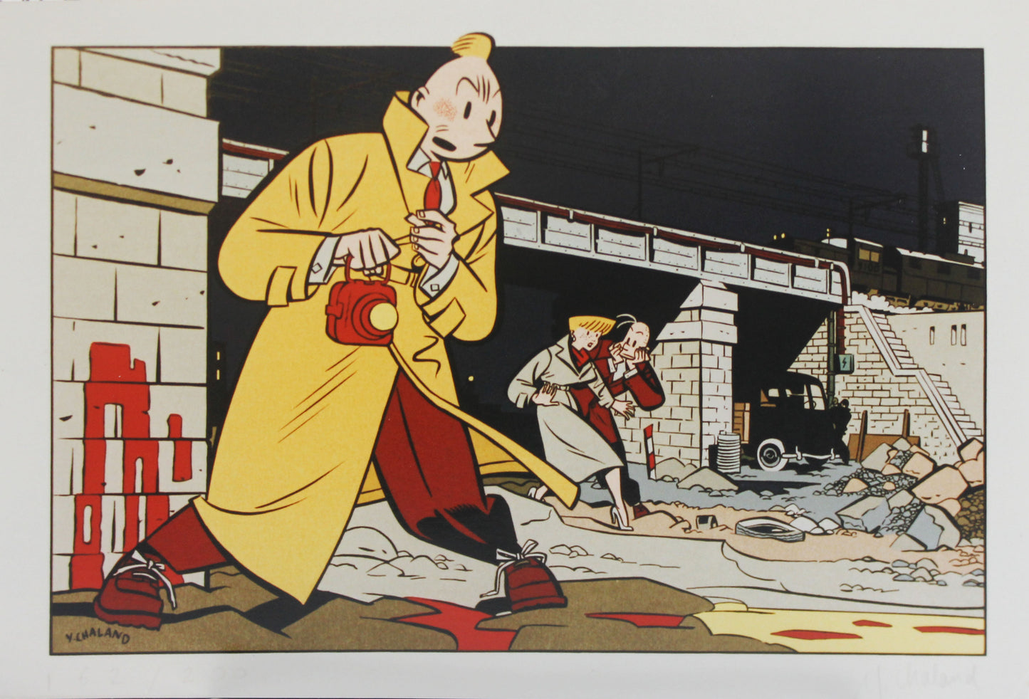 Reddition 17 - 2 Dossiers Yves Chaland und Lorenzo Mattotti - mit 2 Beilagen von Chaland