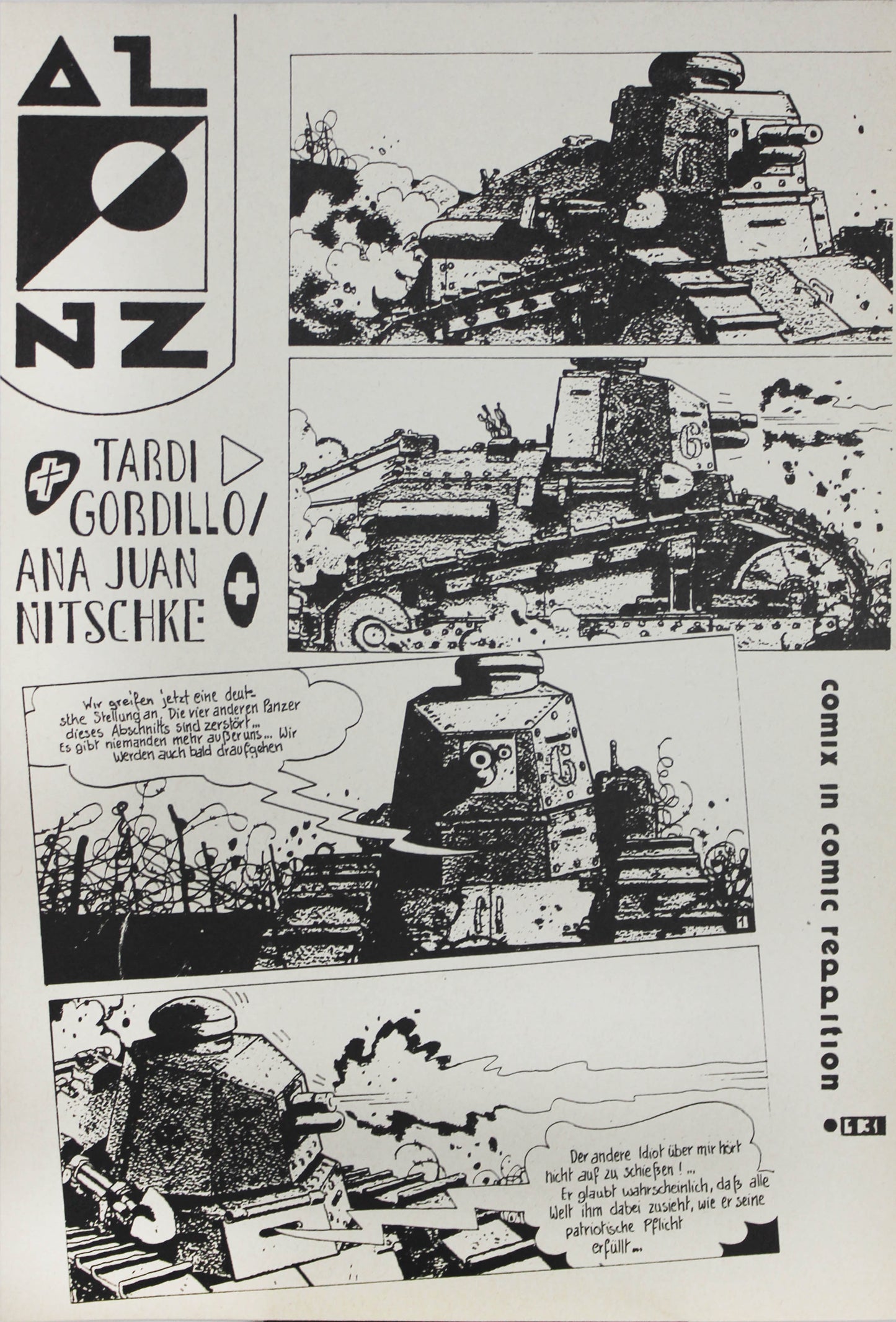 Reddition 13 - Dossier Jacques Tardi - mit Beilage