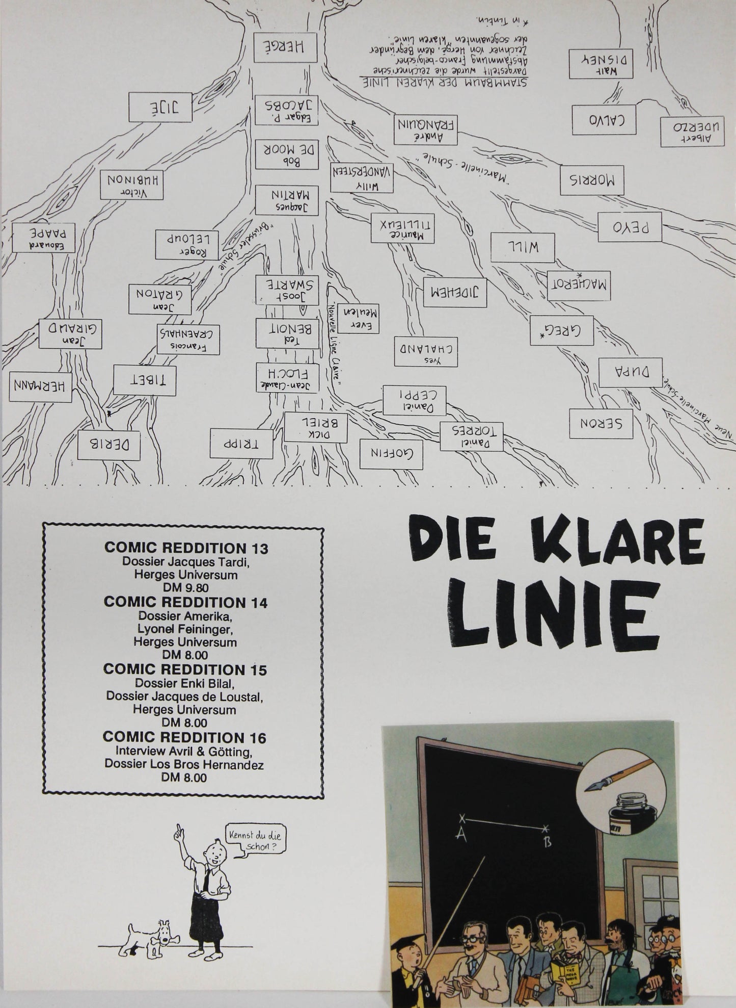 Reddition 18 - 2 Dossiers Joost Swarte und Alan Moore - mit Beiagen