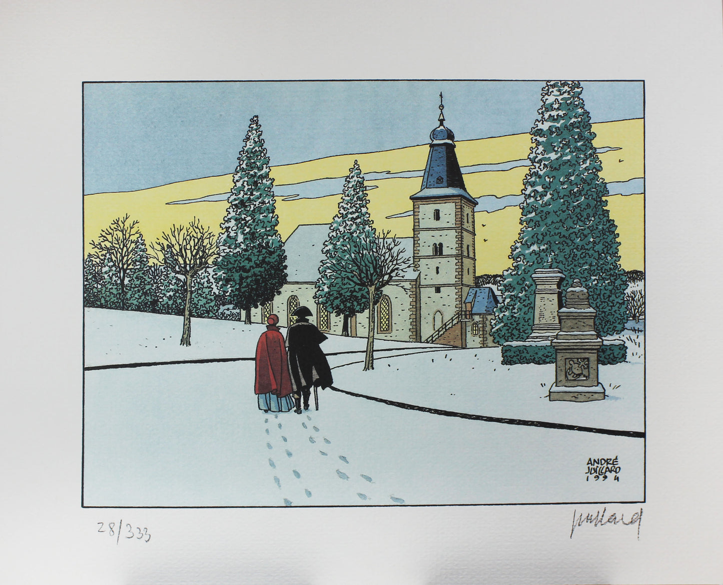 André Juillard - Wattenheim Serigraphie signiert und nummeriert