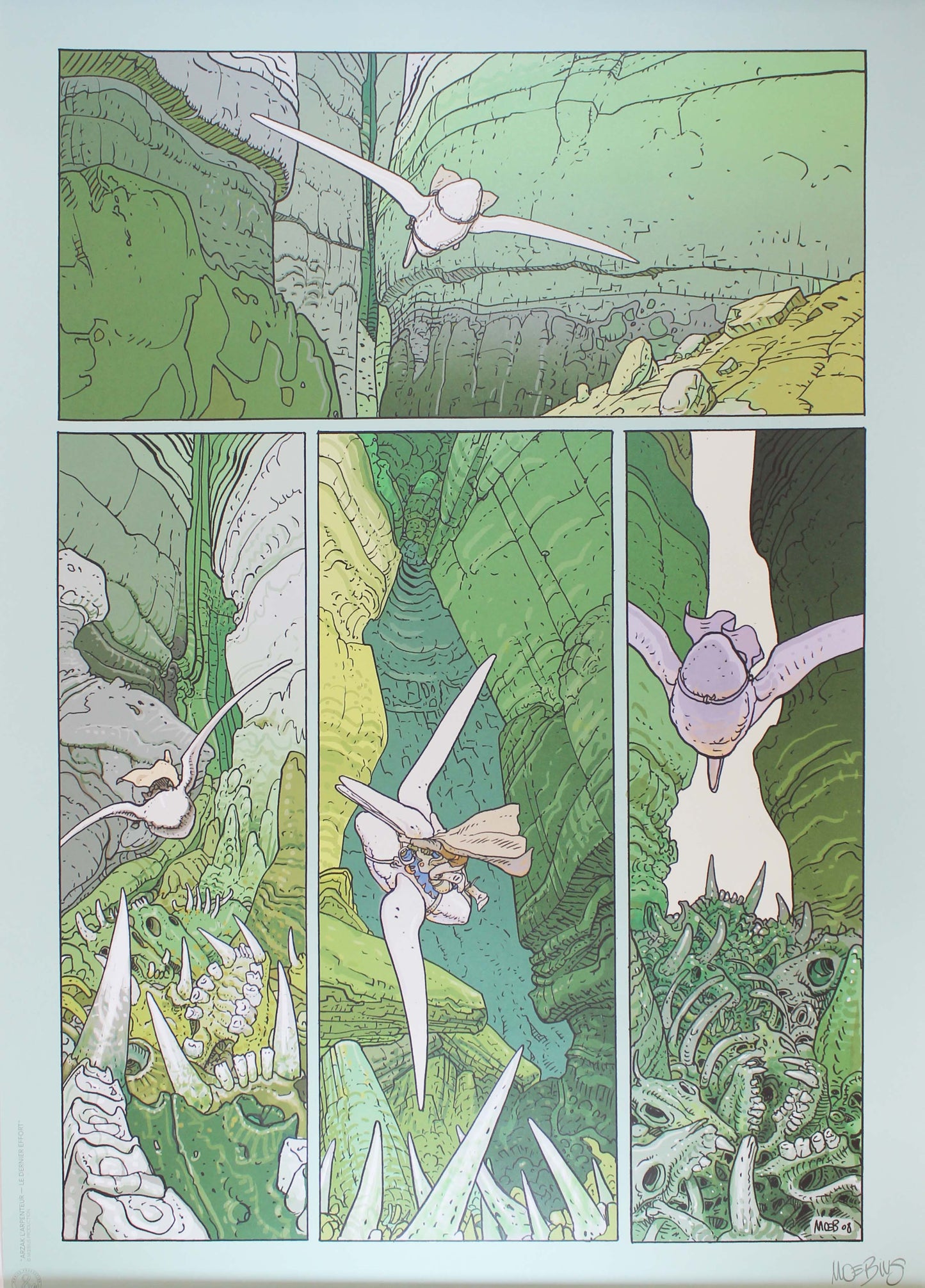 Moebius: Arzak Le Dernier Effort Kunstdruck