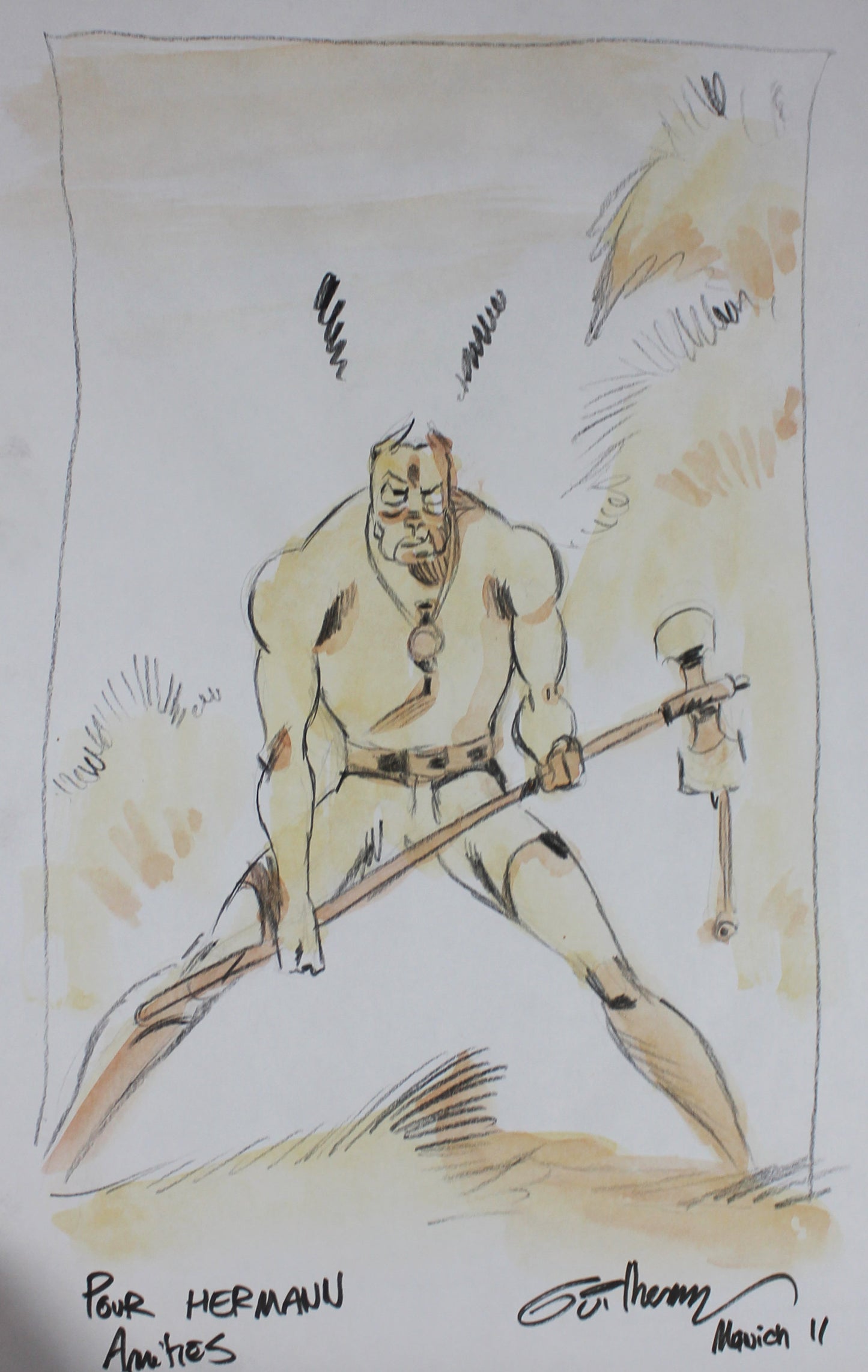 Zarla Band 2 VZA signiert mit Originalzeichnung