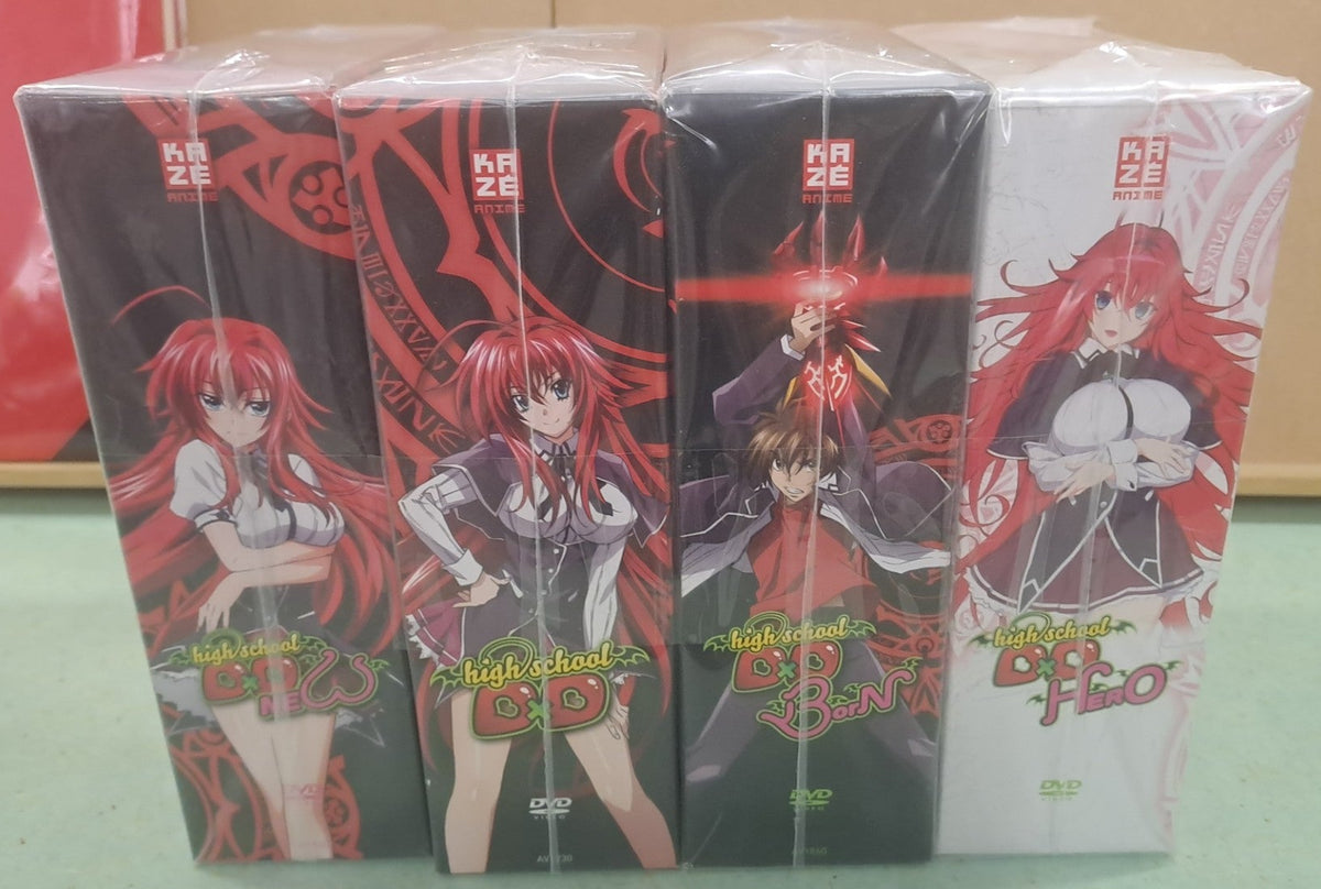 Highschool DxD Staffeln 1-4 komplett auf 16 DVDs